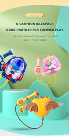Children Backpack water gun Toys Summer Outdoor Beach Pool Garden Fight Games Kids Water fight Watergun outing toy Gifts