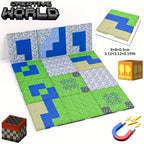 Magnetic Base Plate Variety Baseplates Match Mine World Magnetic Building Blocks Toys for Boys and Girls Children Gift