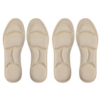 4PCS 5D Massage Memory Foam Insoles Thickening Breathable Cushion Cushioning Comfort Suitable For High Heels Insoles