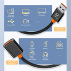 USB 2.0 Extension Cable Male to Female Extender Cable Fast Speed USB /2.0 Extended for laptop PC USB  Extension