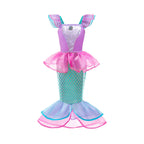 Elsa Anna Kid Princess Girls Dress Rapunzal  Kids Cosplay Halloween Vestidos Children Costume Birthday Party Dress