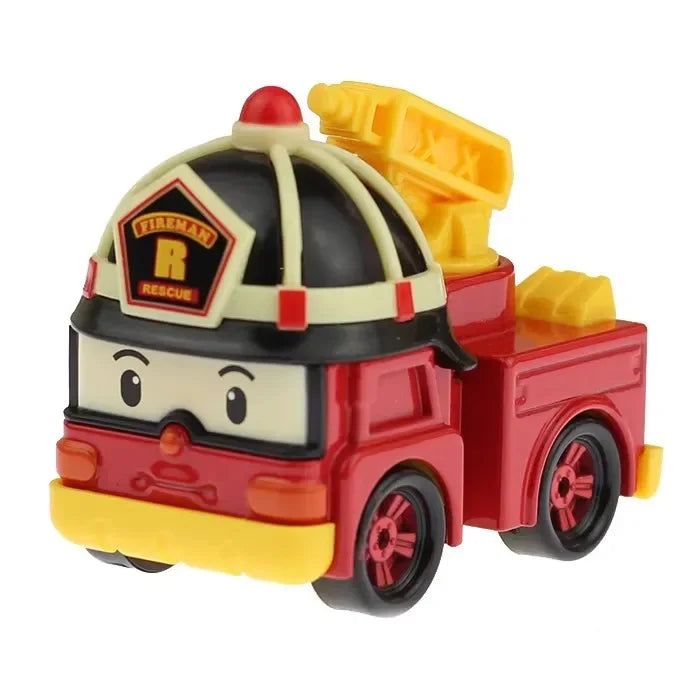 19 Style Silverlit Robocar Korea Kids Toys Robot Roy Haley Anime Metal Action Figure Cartoon Toy Car for Children Best Gift
