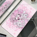 Anime Cute Angel Girls Mouse Pad Laptop Gaming Extended Desk Mat PC Kawaii Gamer Cabinet Mousepad XXL Keyboard Rug Pink Carpet