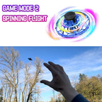 NEW LED Flying UFO Spinner Fingertip, Upgrade Flight Helicopter Gyro Flyorb Hover Ball, Mini Drone Aircraft Toy, Christmas Gift