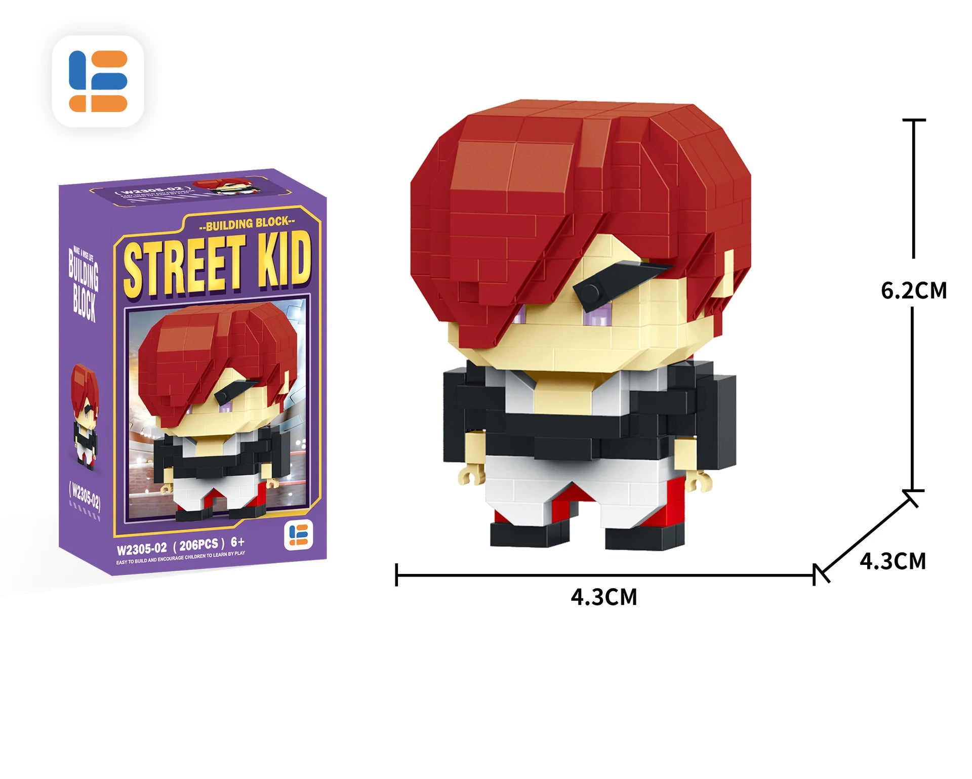 Anime Street Fighter Fighting Game Action Building Blocks KenMasters Hoshi Ryu ABS Kawaii Toys Building Blocks Gift For children