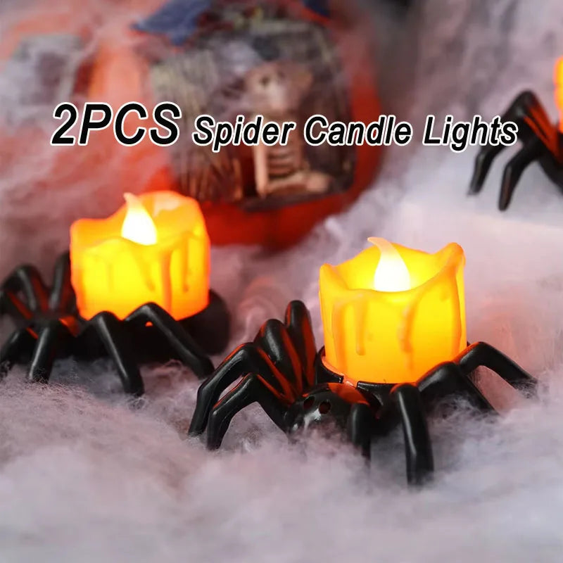 10/20PCS Cute Halloween Glowing Rings Glow Bracelet Christmas Ghost Pumpkin Snowman Child Kids Gift Halloween Party Decoration
