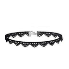 Neo-Gothic Punk Black Sexy Lace Chokers Necklace For Women Fashion Retro Clavicle Chain Halloween Collar Choker Steampunk Gifts