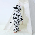 Inflant Newborn Rompers Kigurumi Winter Animal Onesie Kids Jumpsuit Pajamas Baby Cow Costumes For Christmas Halloween Party