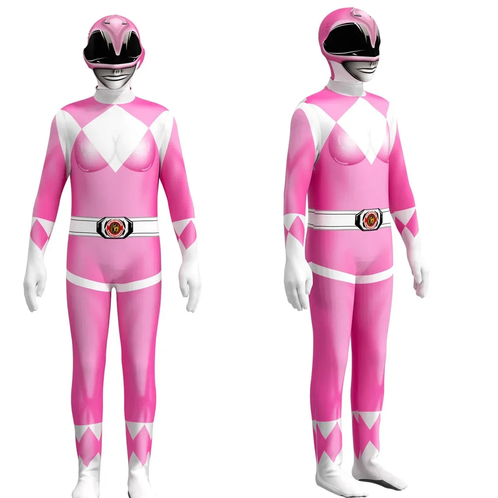 Power Samurai Sentai Shinkenger Rangers Costume Adult Kids Superhero Cosplay Halloween Birthday Party Jumpsuit Zentai Suit