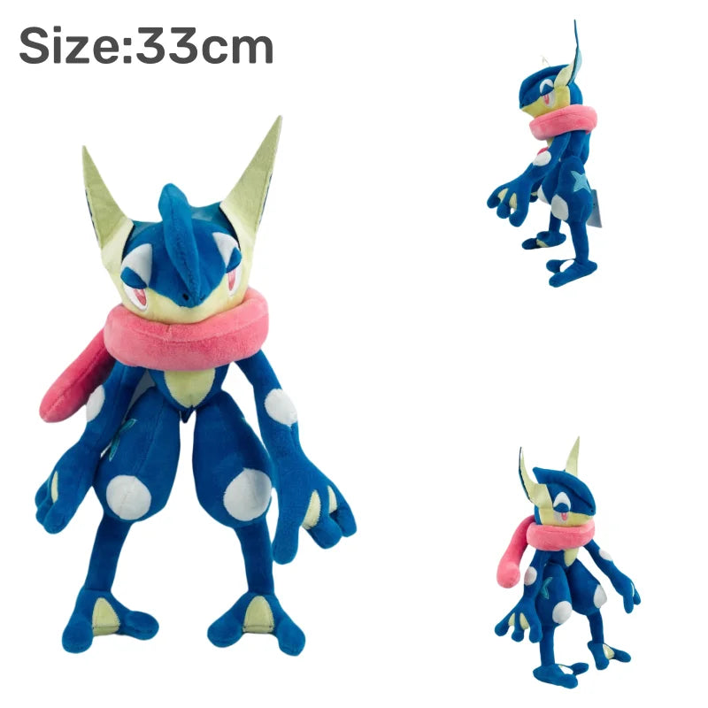 Pokemon Plush Toys Bayleef Zeraora Greninja Goodra Salamence Garchomp Zapdos Swampert Anime Figures Kid's Xmas Birthday Gift