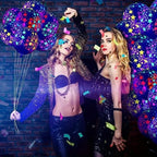 20Pcs Fluorescent Balloon Glow In The Dark Neon Glow Latex Balloons For Wedding Birthday Glow Party Decor