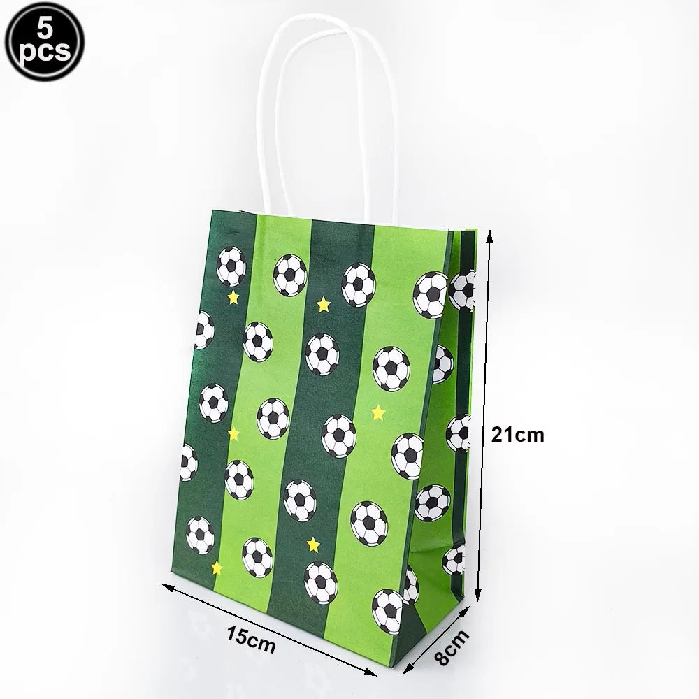 Soccer Theme Disposable Tableware Set Paper Plates Cups Napkins Tablecloth Boys Sports Football Birthday Party Decor Supplies