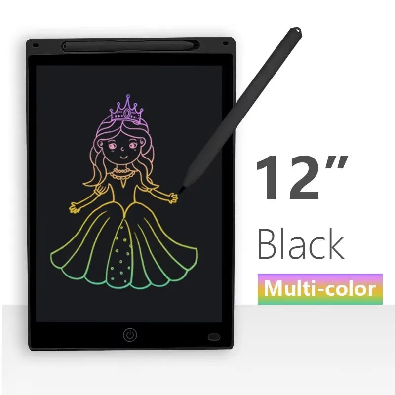 12 inch LCD Early coaching board light energy drawing board Colorful children's electronic handwriting board Birthday gift