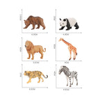 Simulation Mini  Farm Poultry Puppy Crocodile Pegasus Monkey Bird Wildlife Figurine Animal Model Sets Education Kid Toys