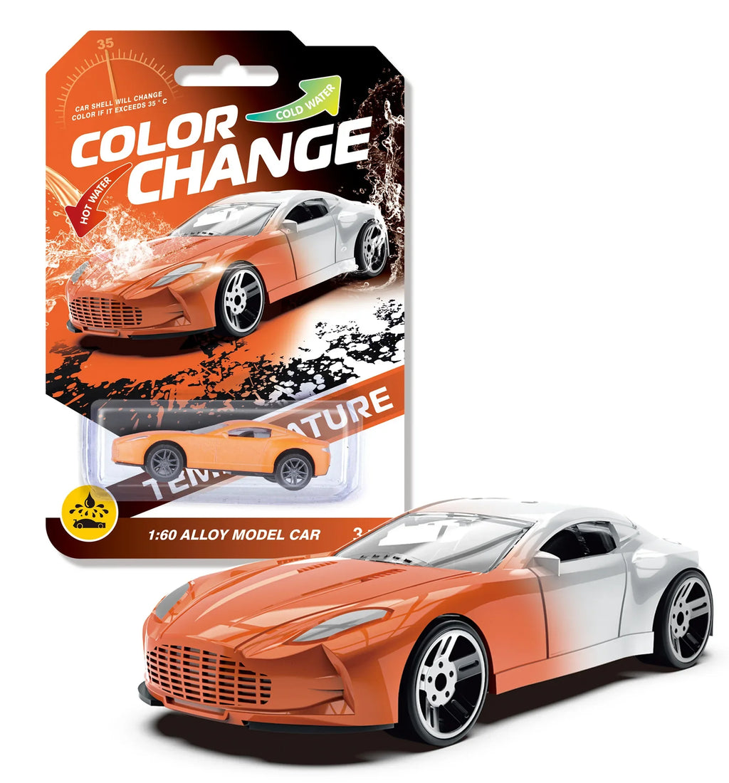 Alloy Off road model mini set toy racing car Color Changing Temperature Sensing Inertial Cars Model for bath Pool Water Toy