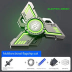 Glow. Metal EDC Fidget Spinner Fidget Toy Stress Relief Pressure Relief. Hand Toy Cool Spinning Top Adult Gift for Boys