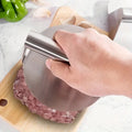 Heavy Duty Stainless Steel Smash Burger Press – BBQ Patty Smasher & Meat Press Tool - 10cm