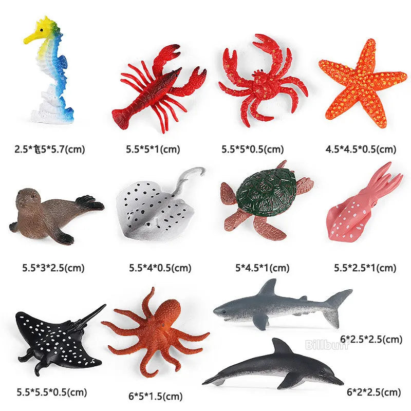 New 12pcs Farm Animal Figurines Poultry Sets Action Figures Horse Cow Dog Duck Sheep Cock Model Education Toys for Children Gift