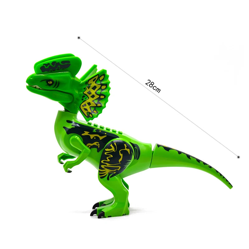 Brutal Raptor Building Jurassic Blocks World 2 MINI Dinosaur Figures Bricks Dino Toys For Children Dinosaurios Christmas