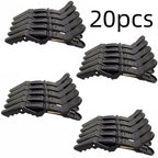 5-30pcs Alligator Hair Clip Plastic Nonslip Hairpin Black Pink Durable Hair Clamp Hairdressing Styling Accessories for Woman Man