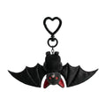 Plush Black Bat Keychain Gothic Transformable Bat Key Ring Pendant Backpack Bag Purse Charm Halloween Gift Gothic Bat Keyring