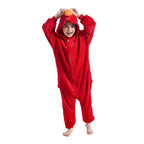 Cartoon Kigurumi For Children Kids' Animal Onesie Pyjamas Dog Wolf Dragon Dinosaur Halloween Carnival One-piece Costume Homewear