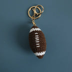 Creative Crochet Soccer Keyrings Wholesale Knitting Basketball Keychain Cute Sport Ball Series Crochet Keychain Custom Accessory