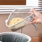 Kitchen Tools Stainless Steel Sink Drain Basket Triangle Food Filter Organizer Shelf Rack Drainier Household Accessories