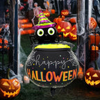 1pc/2pcs Halloween Spider Medicinal Pot Balloon for Halloween Party, Birthday Party, Horror and Weird Atmosphere Decoration