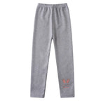 Girls Leggings Autumn Winter Thick Warm Plus Cute Fond Rabbit Children Kids Baby Bottom Part Pants