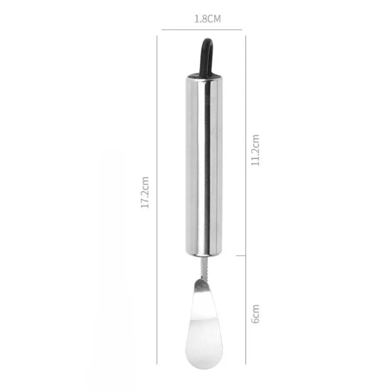 Stainless Steel Orange Peeler Citrus Peeler Tool with Comfortable Handle Fruit Slicer Cutter Remover for Kitchen