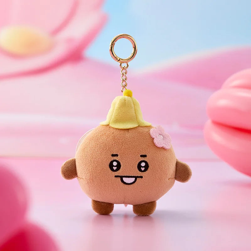 BT21 Chimmy Cooky koya Shooky Tata Creative Anime Peripheral Cartoon Keychain Personality Cute Backpack Decorative Doll Pendant