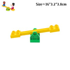 Big Building Blocks Slide Stair Swing Seesaw Ferris Wheel Series Compatible Duploe Large Brick Children Educational Toy Kid Gift