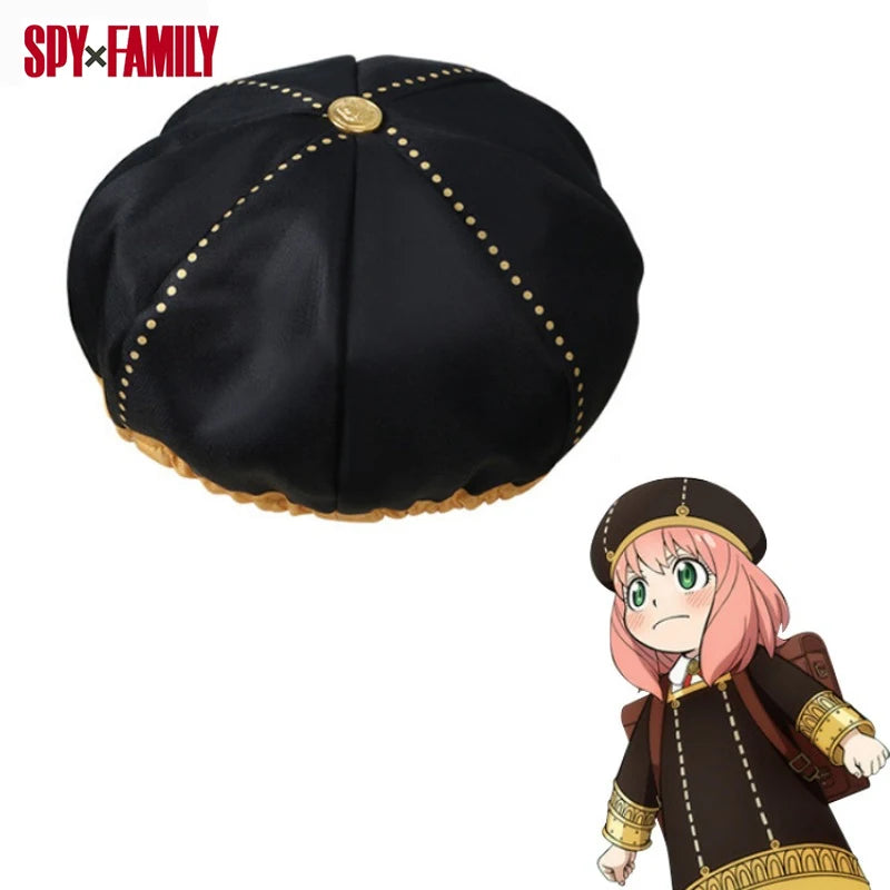 Hot Sales Anime Cartoon Sun Hat Spy X Family Anya Forger Cosplay Beret Cap