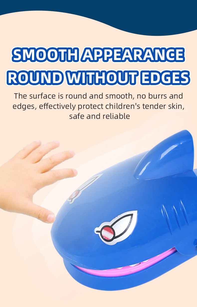 Prank Pirate Bucket with Sword, Shark Attack Bucket, Finger-Biting Table Toy.