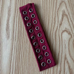 Punk Girl Hollowed Out Eyelets Wide Elastic Headband Stretchy Metal Rock Steampunk for Sports Headbands Hair Accessories