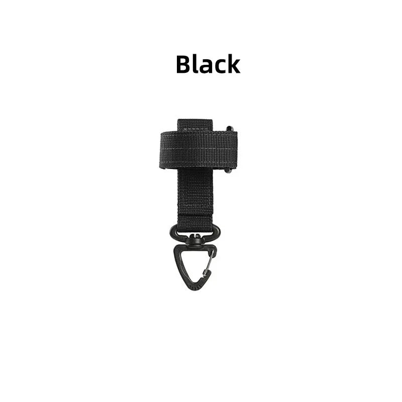 1/3/5pcs Outdoor Keychain Tactical Gear Clip Keeper Pouch Belt Keychain Webbing Gloves Rope Holder Military Molle Hook