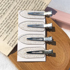 4pcs/set No Bend Seamless Hair Clips Side Bangs Barrette Makeup Washing Face Accessories Women Girls Styling Hairpins