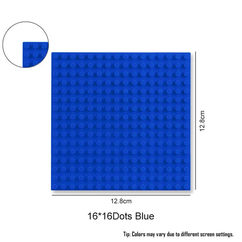 Baseplates 32x32 16x32 Dots Classic Base Plates MOC Bricks City Dimensions Building Blocks Figures Construction Toys