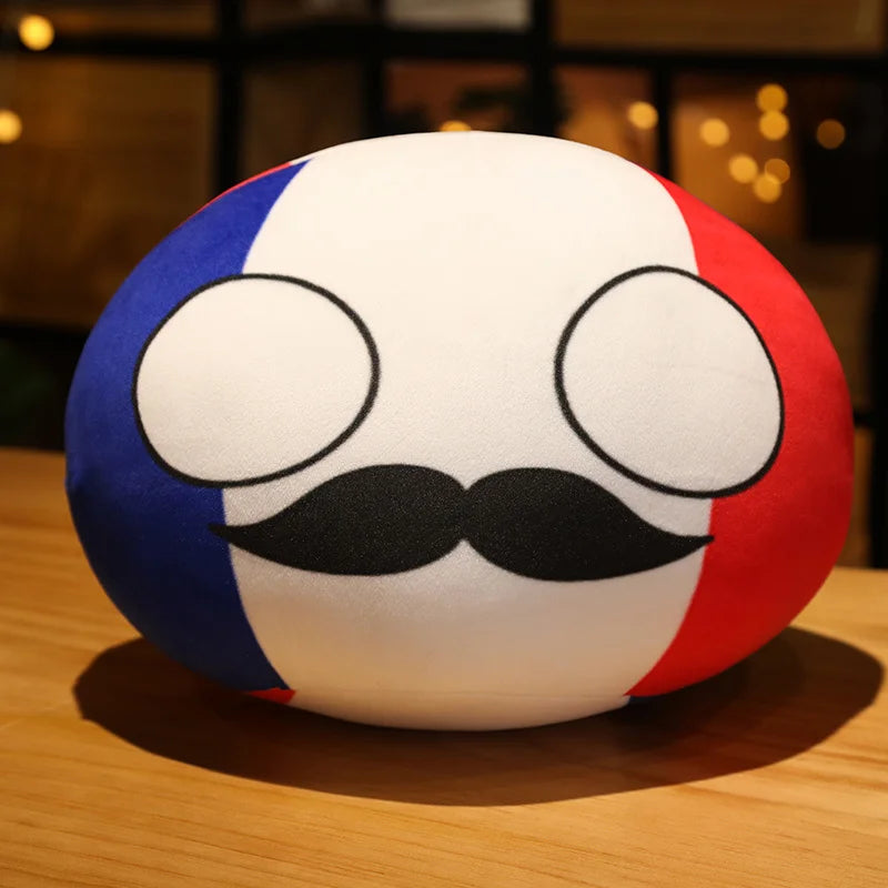 Wholesale Hot 10/30/40cm Polandball Country Ball Toy Plush Pendant Doll Countryball Ussr Usa France Russia Uk Japan Germanyitaly