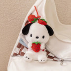 Kawaii Authentic Sanrio Hello Kitty  Kuromi Plush Doll Toys Pendant Cute Plush  Keychain Bag Pendant Christmas Gifts12CM