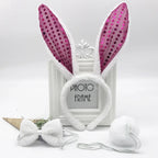 3pcs /set New June 1 Children's Day Holiday Party Activity Performance Animal Plush Rabbit Ears Hair Hoop Accessories Headdress