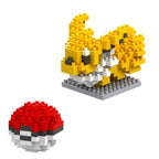 75 Style Pokemon Building Blocks Assembly Anime Picachu Charizard Doll Blastoise Bulbasaur Gengar Bricks Toy for Kid Gift