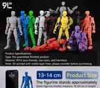 9L3D Dummy13 Horror Game Figure Realistic Anime Model Toys Articulated Joints Classic Collectible Desktop Ornament Surprise Gift