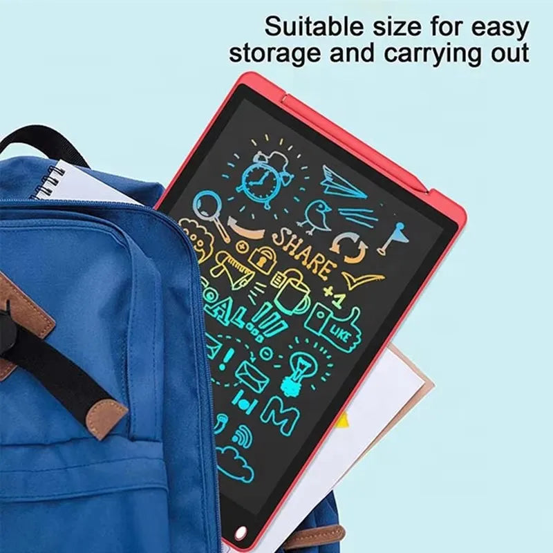 12 inch LCD Early coaching board light energy drawing board Colorful children's electronic handwriting board Birthday gift