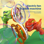 Dinosaur Electric Bubble Gun Automatic Blowing Tuba Large Soap Handheld Bubble Machine Kids Toys Birthday Party Outdoor Wedding