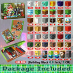 100-300pcs Magnetic Tiles Building Blocks Set,My World Figures Bricks, STEM Educational Toys for Kids Ages 3-10,Boys Girls Gifts