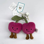 JC Golf ball plush keychain, grape keychain, jellyfish plush toy, hippopotamus, and plush elephant JC bag keychain