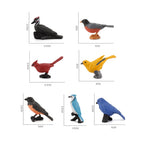 Simulation Mini  Farm Poultry Puppy Crocodile Pegasus Monkey Bird Wildlife Figurine Animal Model Sets Education Kid Toys
