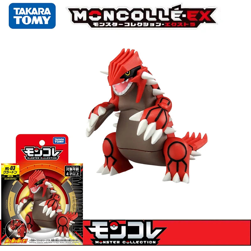 Original Pokemon Figures Shiny 50% Forme Zygarde Mega Rayquaza Terapagos Terastal Form Gigantamax Charizard ML Collection Model